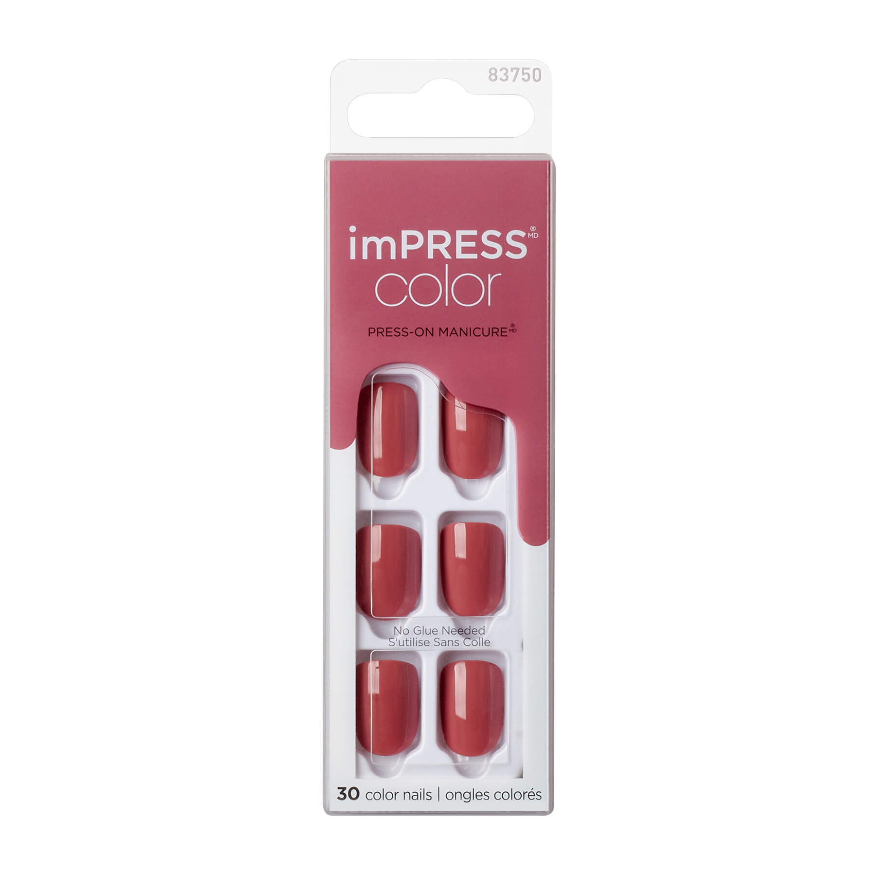 KISS Samolepiace nechty imPRESS Color Platonic Pink 30 ks KISS Samolepiace nechty imPRESS Color Platonic Pink 30 ks