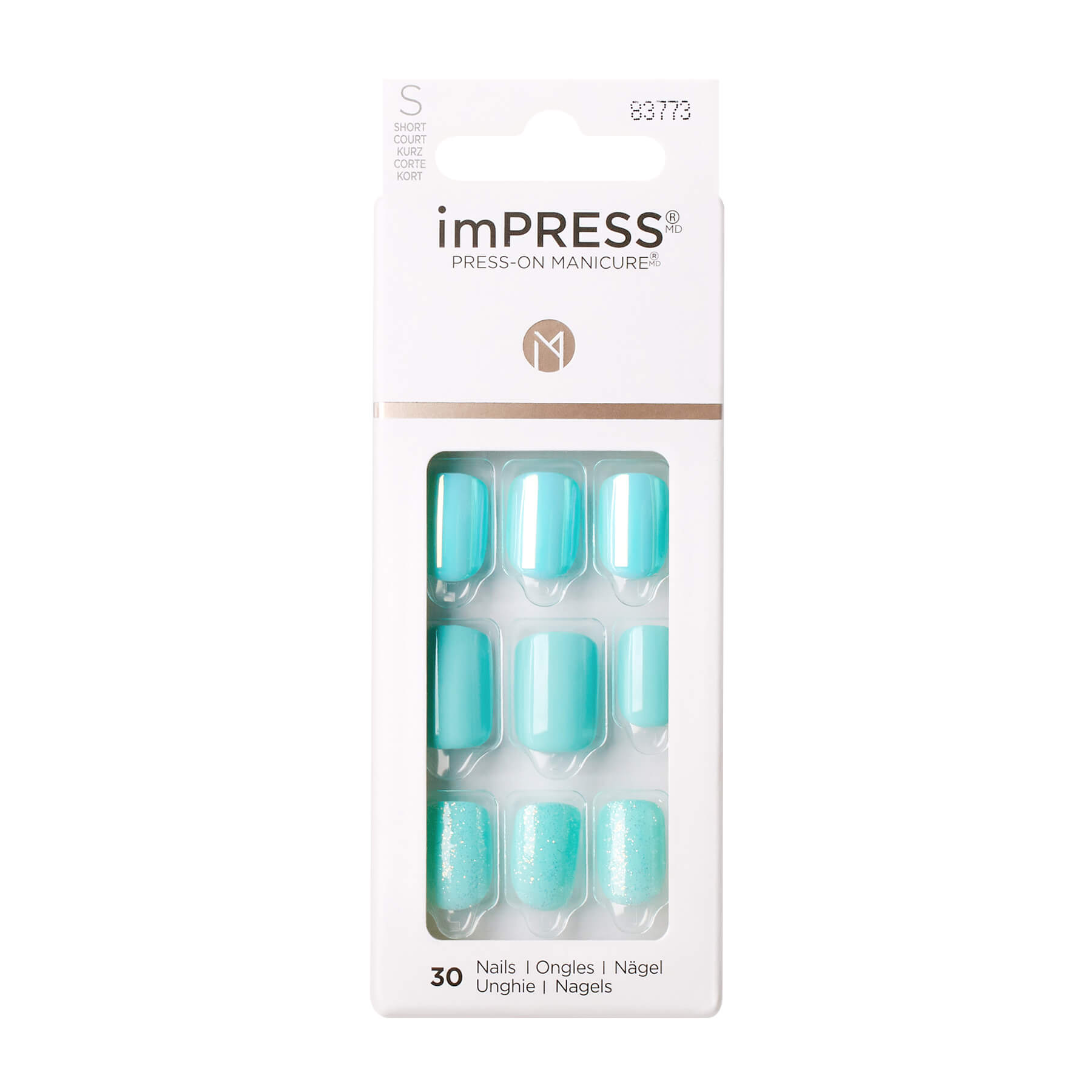 KISS Samolepiace nechty imPRESS Nails Rain Check 30 ks KISS Samolepiace nechty imPRESS Nails Rain Check 30 ks