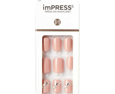 KISS Samolepiace nechty imPRESS Nails Crystal Blossom 30 ks