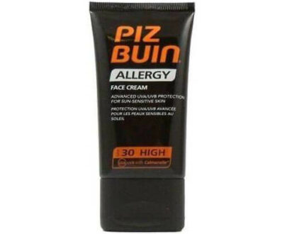 Piz Buin Krém na opaľovanie na tvár SPF 30 (Allergy Face Care) 50 ml