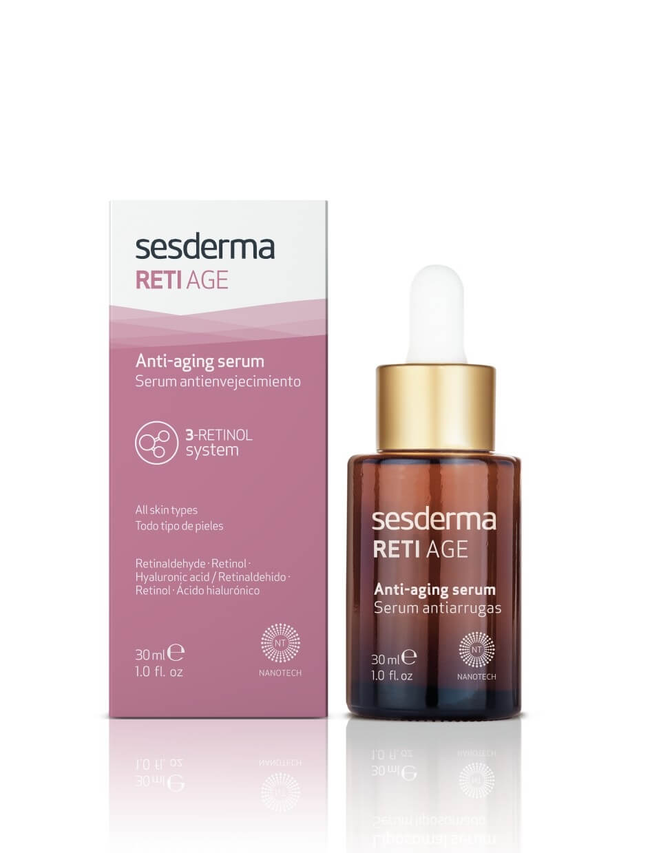 Sesderma Lipozomálne sérum proti starnutiu pleti s liftingovým efektom Reti Age (Anti-Aging Serum) 30 ml Sesderma Lipozomálne sérum proti starnutiu pleti s liftingovým efektom Reti Age (Anti-Aging Serum) 30 ml