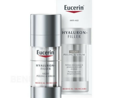 Eucerin Nočné obnovujúce a vypĺňajúce sérum Hyaluron Filler (Night Peeling & Serum) 30 ml