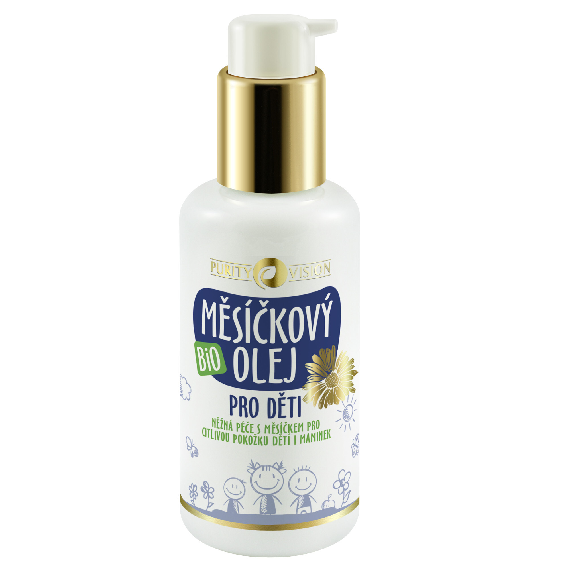 Purity Vision Bio Nechtíkový olej pre deti 100 ml Purity Vision Bio Nechtíkový olej pre deti 100 ml