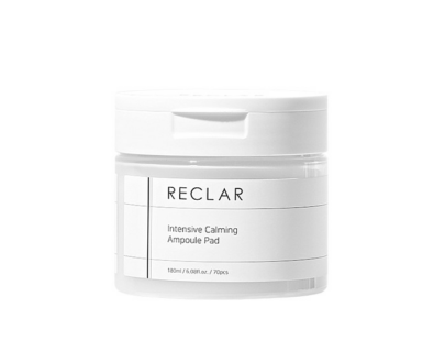 RECLAR Vlhčené pleťové tampóny Intensive Calm ing (Ampoule Pad) 70 ks