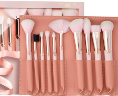 Revolution PRO Sada štetcov x Influencer Overnight Full Beat Brush Set & Roll