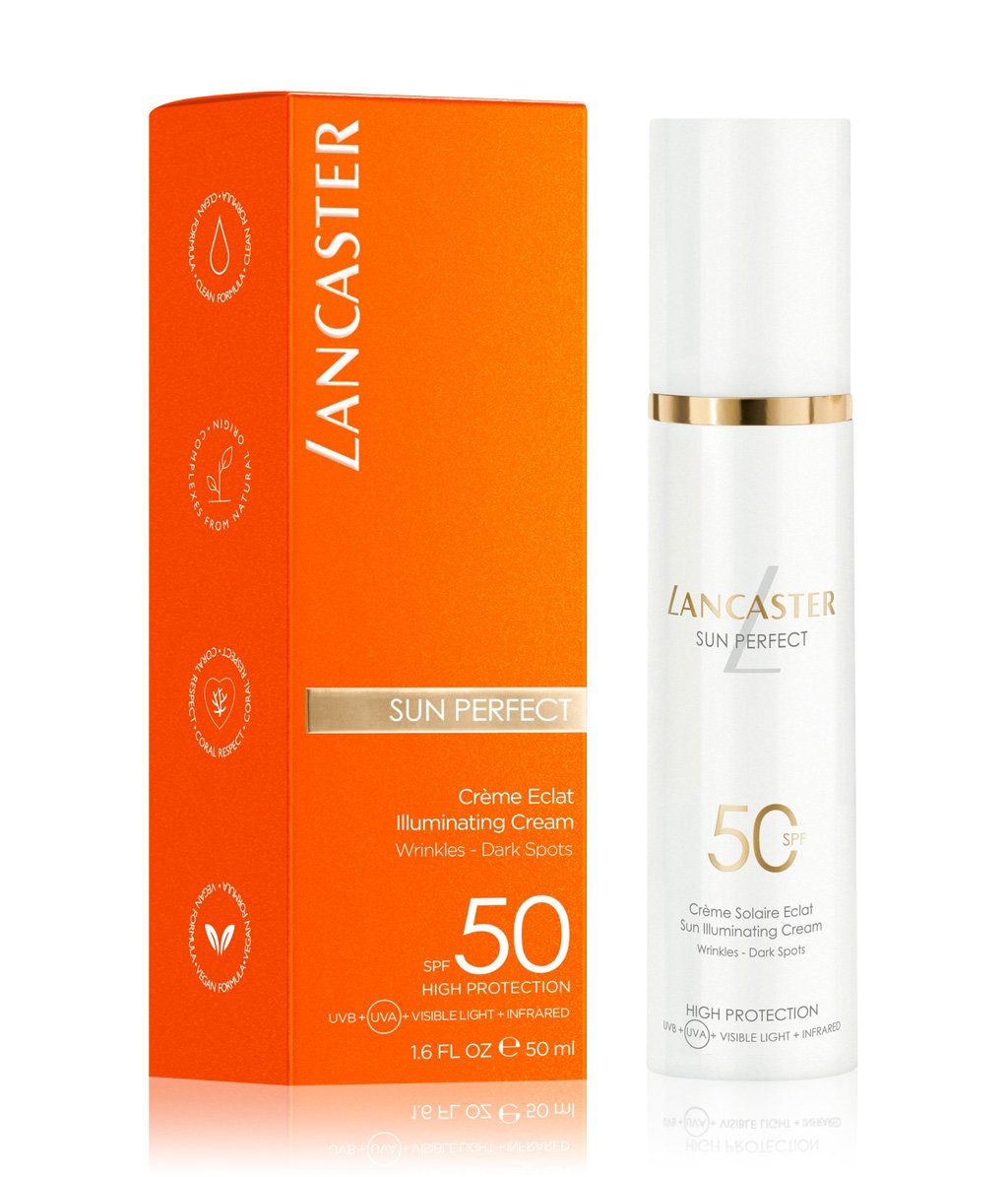 Lancaster Rozjasňujúci protivráskový krém na tvár SPF 50 Sun Perfect Infinite Glow (Illuminating Cream) 50 ml Lancaster Rozjasňujúci protivráskový krém na tvár SPF 50 Sun Perfect Infinite Glow (Illuminating Cream) 50 ml