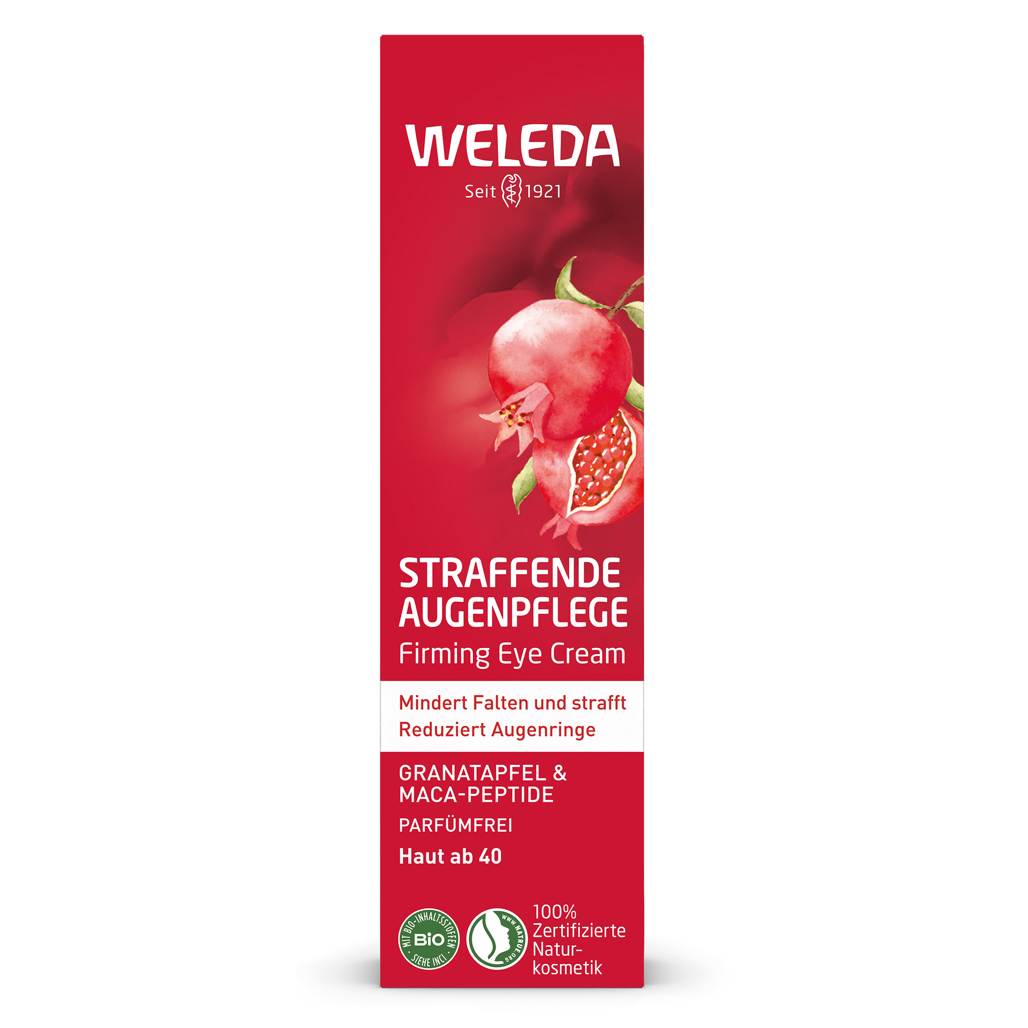 Weleda Spevňujúci očný krém s granátovým jablkom a maca peptidmi ( Firming Eye Cream) 12 ml Weleda Spevňujúci očný krém s granátovým jablkom a maca peptidmi ( Firming Eye Cream) 12 ml