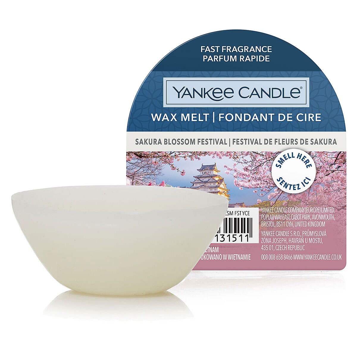 Yankee Candle Vonný vosk Sakura Blossom Festival (Wax Melt) 22 g Yankee Candle Vonný vosk Sakura Blossom Festival (Wax Melt) 22 g