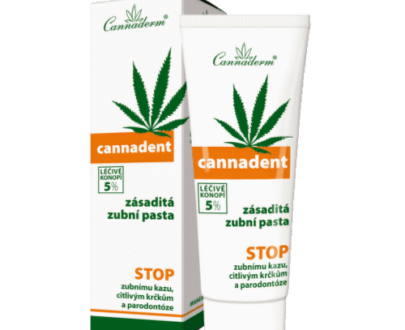 CANNADERM Cannadent ošetrujúca zubná pasta 75 g