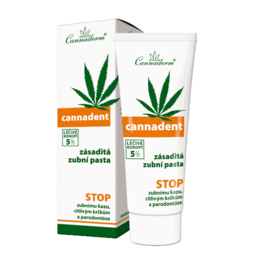 CANNADERM Cannadent ošetrujúca zubná pasta 75 g CANNADERM Cannadent ošetrujúca zubná pasta 75 g