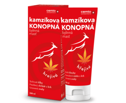 CEMIO Kamzíkova konopná masť hrejivá 200 ml
