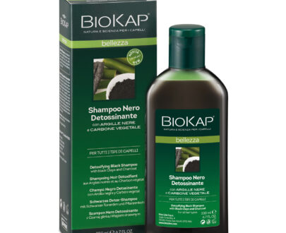 Biokap Detoxikačný šampón na vlasy s čiernym ílom a aktívnym uhlím 200 ml