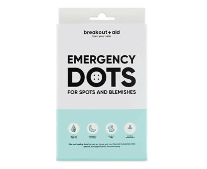 Breakout+aid Náplasti pre citlivú pokožku so sklonom k akné Emergency Dots 72 ks