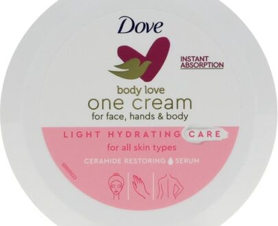 Dove Hydratačný krém na tvár a telo Body Love ( Light Hydratation Care ) 250 ml