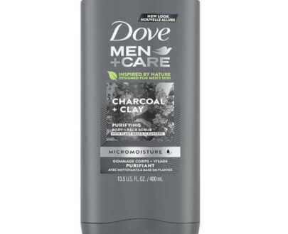 Dove Sprchový gél pre mužov Men + Care Charcoal & Clay ( Body And Face Wash) 400 ml
