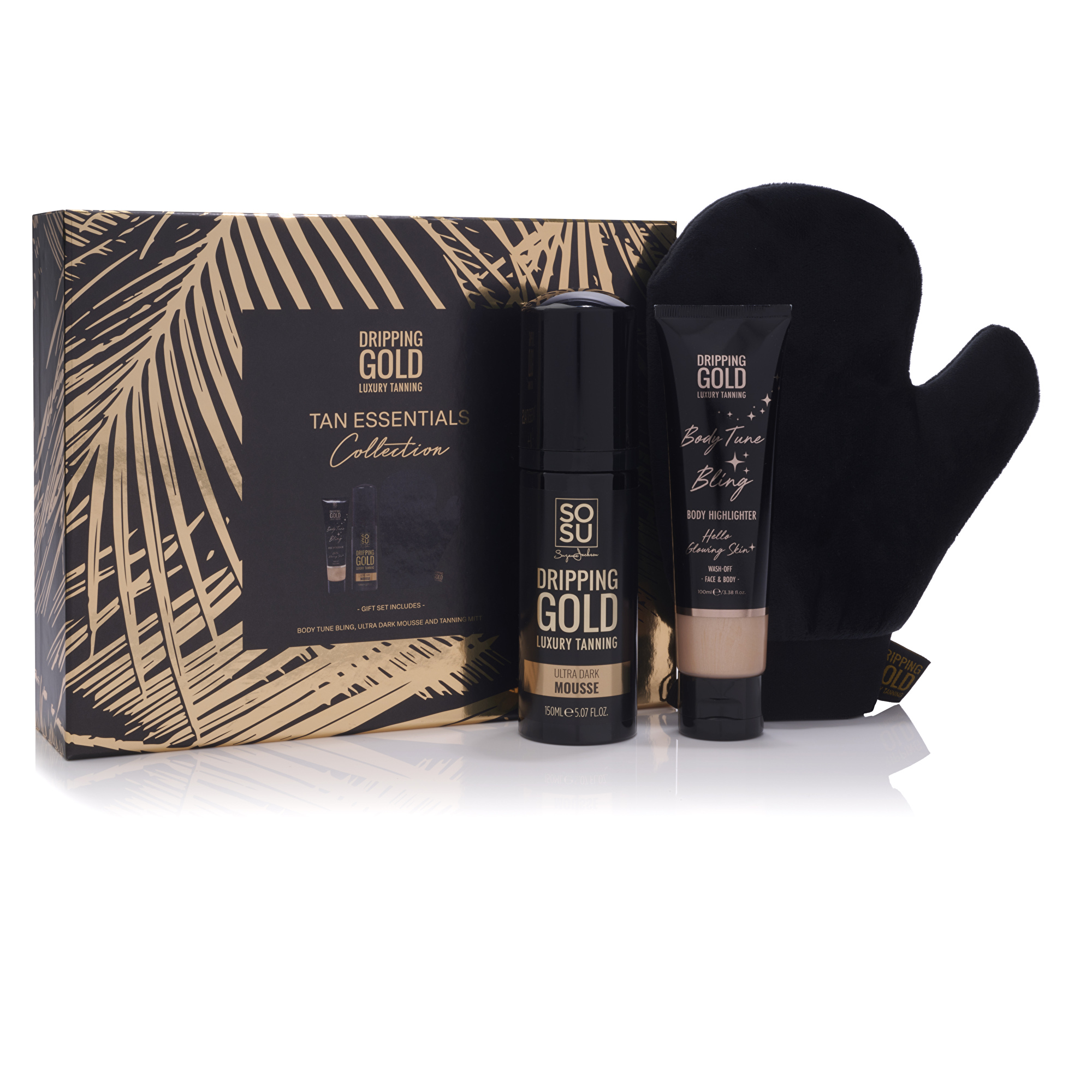Dripping Gold Darčeková sada Tan Essential s Set Dripping Gold Darčeková sada Tan Essential s Set