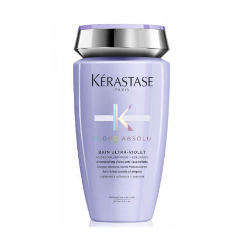 Kérastase Fialový šampón pre studené odtiene blond vlasov Blond Absolu Bain Ultra Violet (Anti-Brass Purple Shampoo) 250 ml Kérastase Fialový šampón pre studené odtiene blond vlasov Blond Absolu Bain Ultra Violet (Anti-Brass Purple Shampoo) 250 ml
