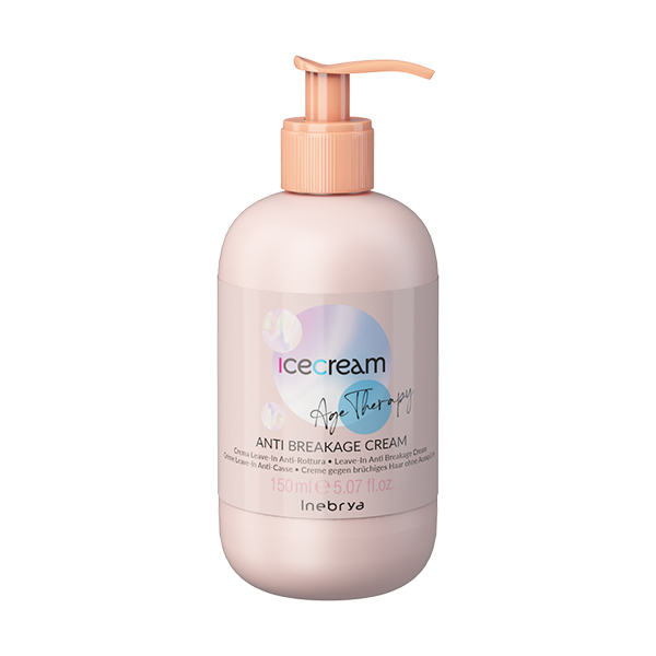Inebrya Bezoplachový krém proti lámavosti vlasov Ice Cream Age Therapy (Leave-in Anti Breakage Cream) 150 ml Inebrya Bezoplachový krém proti lámavosti vlasov Ice Cream Age Therapy (Leave-in Anti Breakage Cream) 150 ml