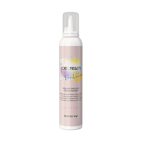 Inebrya Penový kondicionér pre objem jemných vlasov Ice Cream ( Volume Mousse Conditioner) 200 ml Inebrya Penový kondicionér pre objem jemných vlasov Ice Cream ( Volume Mousse Conditioner) 200 ml