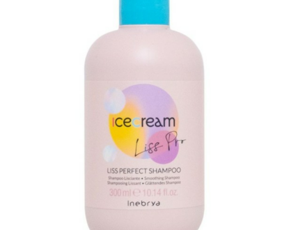 Inebrya Uhladzujúci šampón pre nepoddajné a krepaté vlasy Ice Cream Liss Pro (Liss Perfect Shampoo) 300 ml