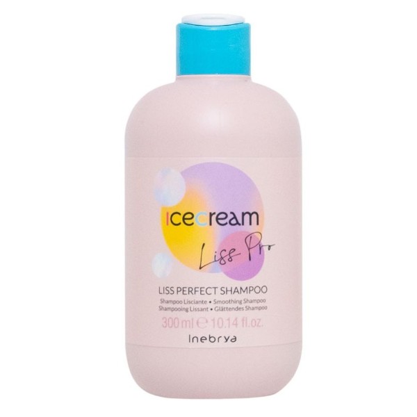 Inebrya Uhladzujúci šampón pre nepoddajné a krepaté vlasy Ice Cream Liss Pro (Liss Perfect Shampoo) 300 ml Inebrya Uhladzujúci šampón pre nepoddajné a krepaté vlasy Ice Cream Liss Pro (Liss Perfect Shampoo) 300 ml