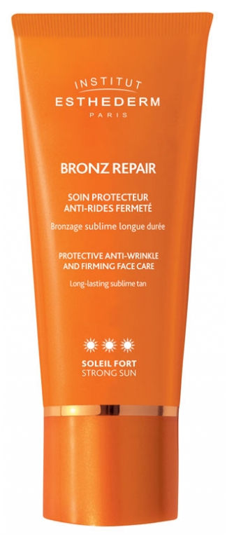 Institut Esthederm Protivráskový a spevňujúci krém na opaľovanie s vysokou ochranou Bronz Repair Strong Sun ( Face Care ) 50 ml Institut Esthederm Protivráskový a spevňujúci krém na opaľovanie s vysokou ochranou Bronz Repair Strong Sun ( Face Care ) 50 ml