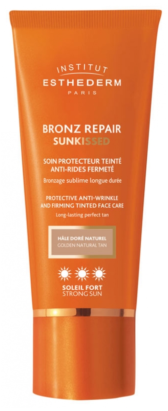 Institut Esthederm Tónovaný protivráskový a spevňujúci krém na opaľovanie s vysokou ochranou Bronz Repair Sunkissed Strong Sun ( Face Care ) 50 ml Institut Esthederm Tónovaný protivráskový a spevňujúci krém na opaľovanie s vysokou ochranou Bronz Repair Sunkissed Strong Sun ( Face Care ) 50 ml