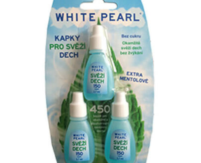 VitalCare Kvapky pre svieži dych White Pearl 3 x 3