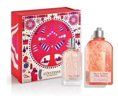 L`Occitane en Provence Darčeková sada telovej starostlivosti Cherry Blossom EDT
