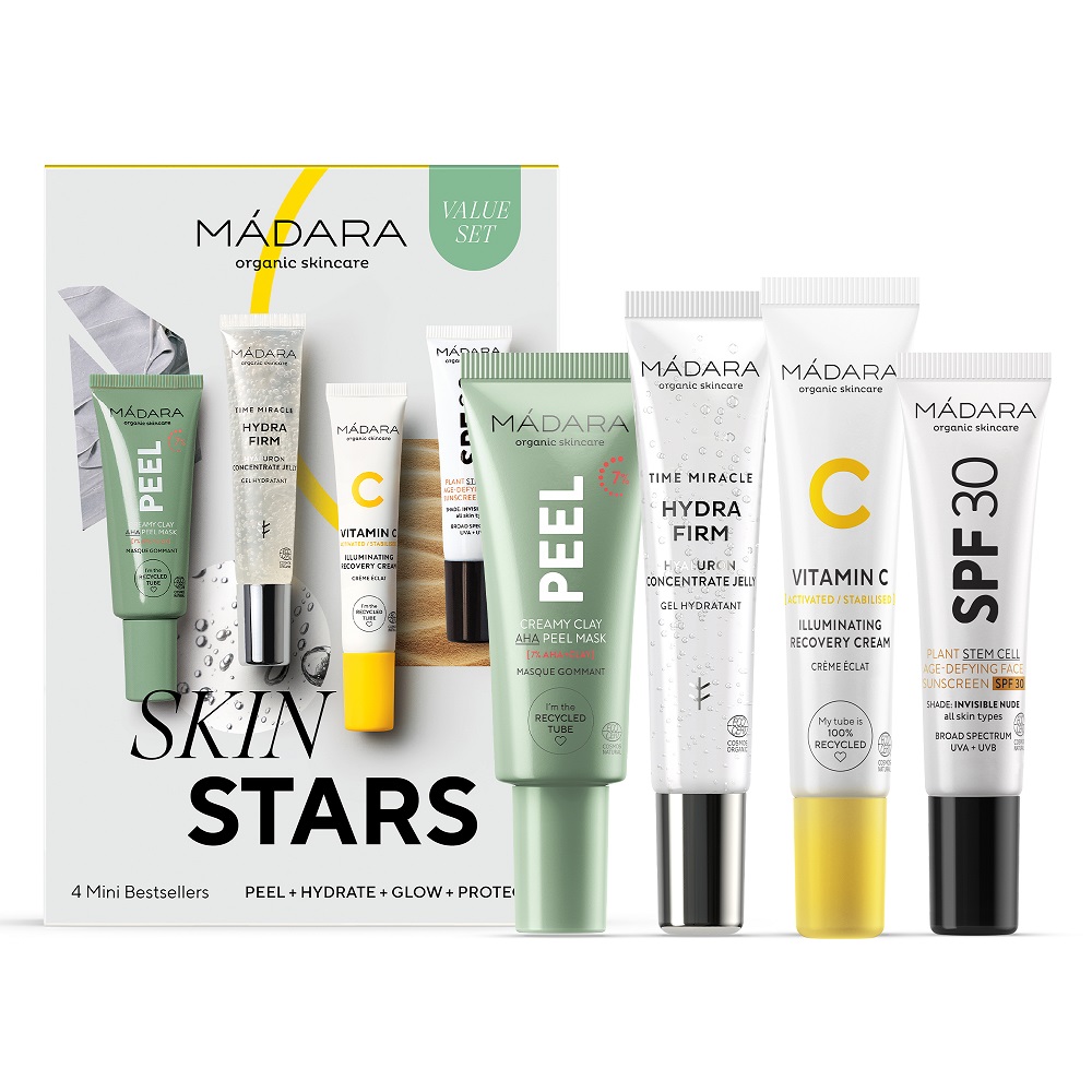 MÁDARA Darčeková sada pleťovej starostlivosti Skin Stars Set MÁDARA Darčeková sada pleťovej starostlivosti Skin Stars Set