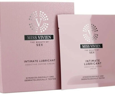 Miss Vivien Jednorazový lubrikačný gél Coffee & Cream ( Intima te Lubricant) 3 x 6 ml