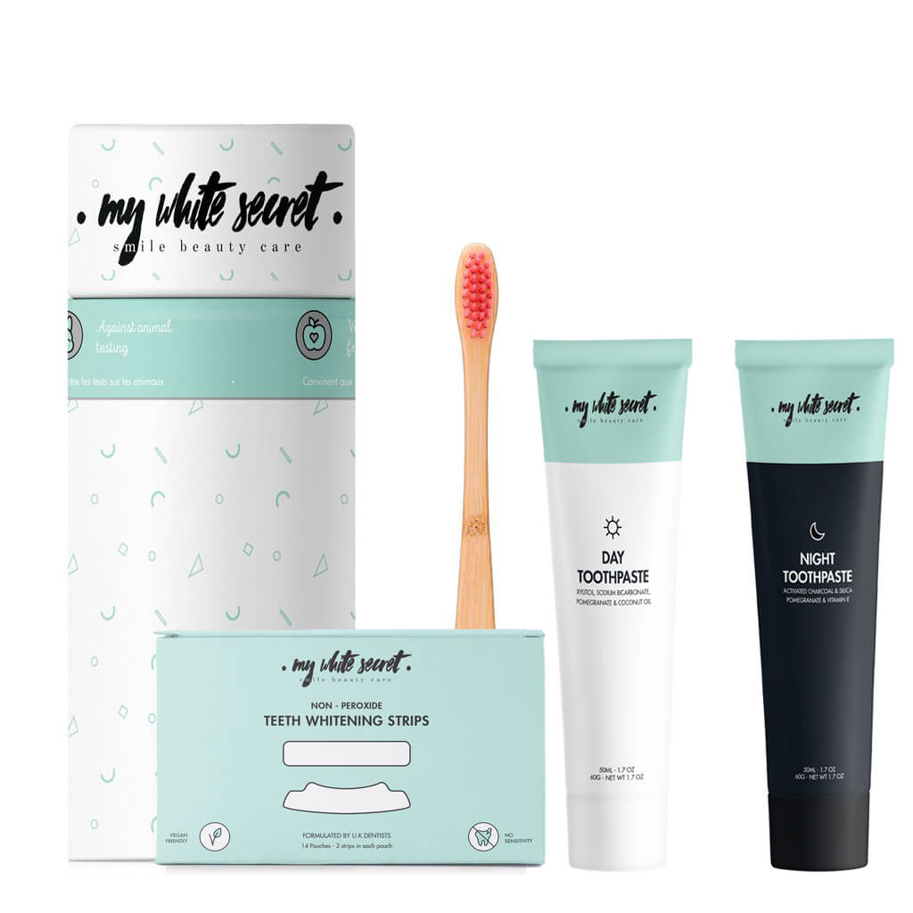 My White Secret Darčeková sada dentálnej hygieny Gift Pack My White Secret Darčeková sada dentálnej hygieny Gift Pack
