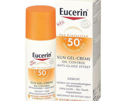 Eucerin Ochranný krémový gél na opaľovanie na tvár Oil Control SPF 50+ 50 ml