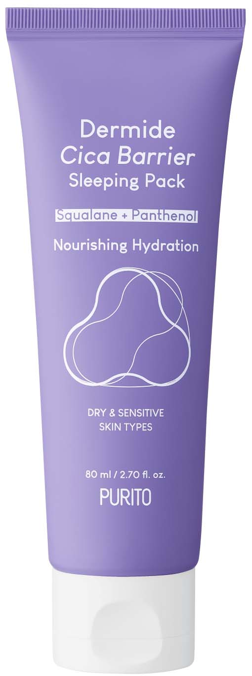 PURITO Hydra tačná nočná maska Purito Dermide Cica Barrier (Night Mask) 80 g PURITO Hydra tačná nočná maska Purito Dermide Cica Barrier (Night Mask) 80 g