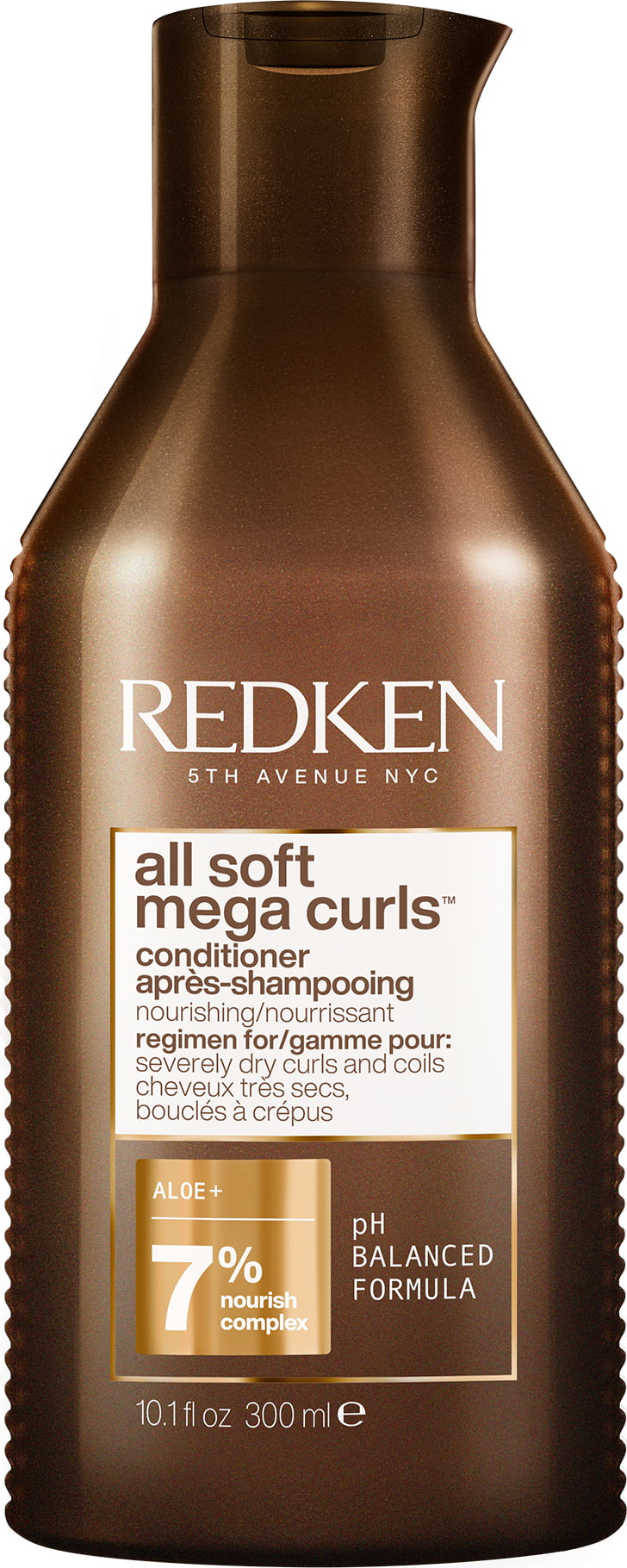 Redken Kondicionér pre suché kučeravé a vlnité vlasy All Soft Mega Curl s (Conditioner) 300 ml Redken Kondicionér pre suché kučeravé a vlnité vlasy All Soft Mega Curl s (Conditioner) 300 ml