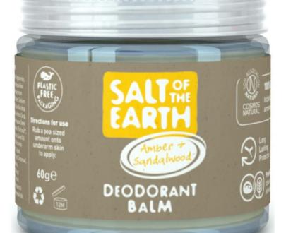 Salt Of The Earth Prírodné minerálne deodorant Amber & Sandalwood (Deodorant Balm) 60 g