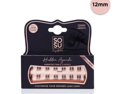 SOSU Cosmetics Umelé trsové riasy Hidden Agenda (Undetectable Lashes) 12 mm