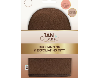 Tan Organic Aplikačné a exfoliačné obojstranné rukavice (Duo Tanning & Exfoliating Mitt)