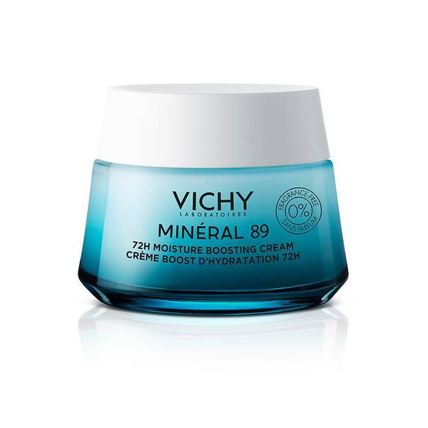 Vichy Hydra tačný pleťový krém bez parfumácie Minéral 89 (72H Moisture Boosting Cream) 50 ml Vichy Hydra tačný pleťový krém bez parfumácie Minéral 89 (72H Moisture Boosting Cream) 50 ml