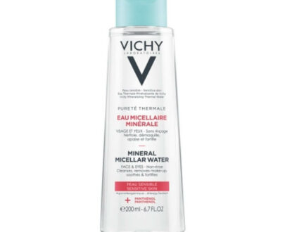 Vichy Minerálna micelárna voda pre citlivú pleť Pure té Thermale ( Mineral Micellar Water) 400 ml