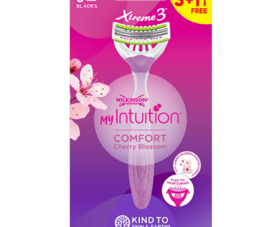 Wilkinson Sword Jednorazový holiaci strojček pre ženy My Intuition Comfort Cherry Blossom 3+1 ks
