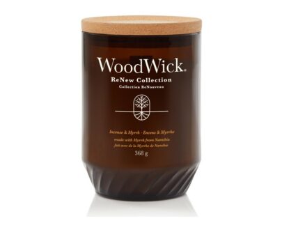 WoodWick Vonná sviečka ReNew sklo veľké Incense & Myrrh 368 g