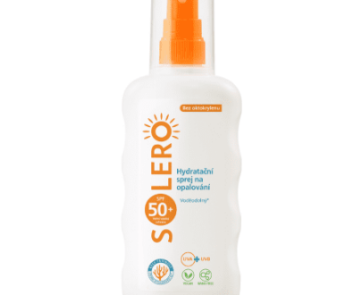 SOLERO SPF50+ hydratačný opaľovací sprej 200 ml