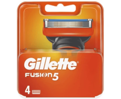 GILLETTE Fusion5 náhradné holiace hlavice 4 ks