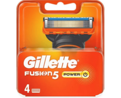 GILLETTE Fusion5 power náhradné holiace hlavice 4 ks