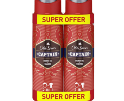 OLD SPICE Captain shower gel duo 2 x 400 ml