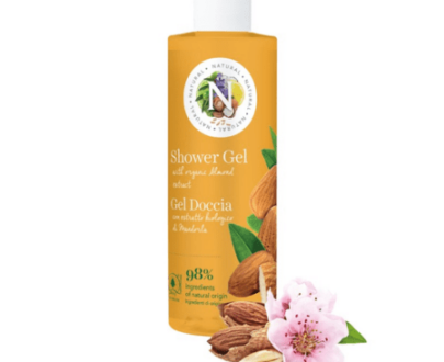 NATURAL Sprchový gél bio mandle 400 ml