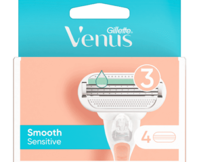 GILLETTE Venus smooth sensitive náhradné hlavice 4 ks