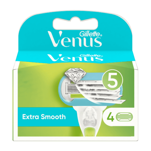 GILLETTE Venus extra smooth náhradné hlavice 4 ks GILLETTE Venus extra smooth náhradné hlavice 4 ks