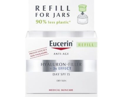 EUCERIN Hyaluron-filler + 3 x effect denný krém SPF15 náhradná náplň 50 ml